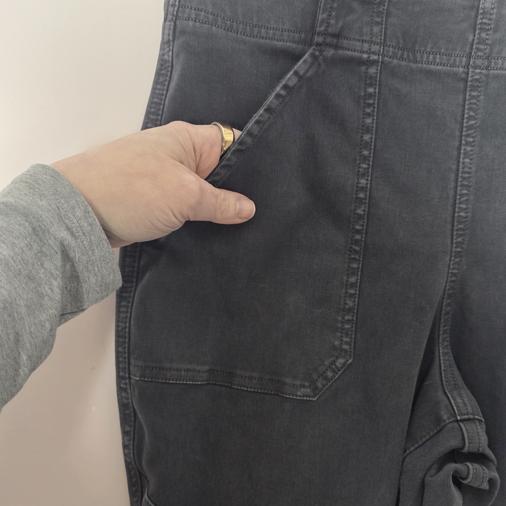 SPANX Gray Utility Jogger Pants Medium Tapered Pull-On Stretch Athleisure Travel - Picture 4 of 7
